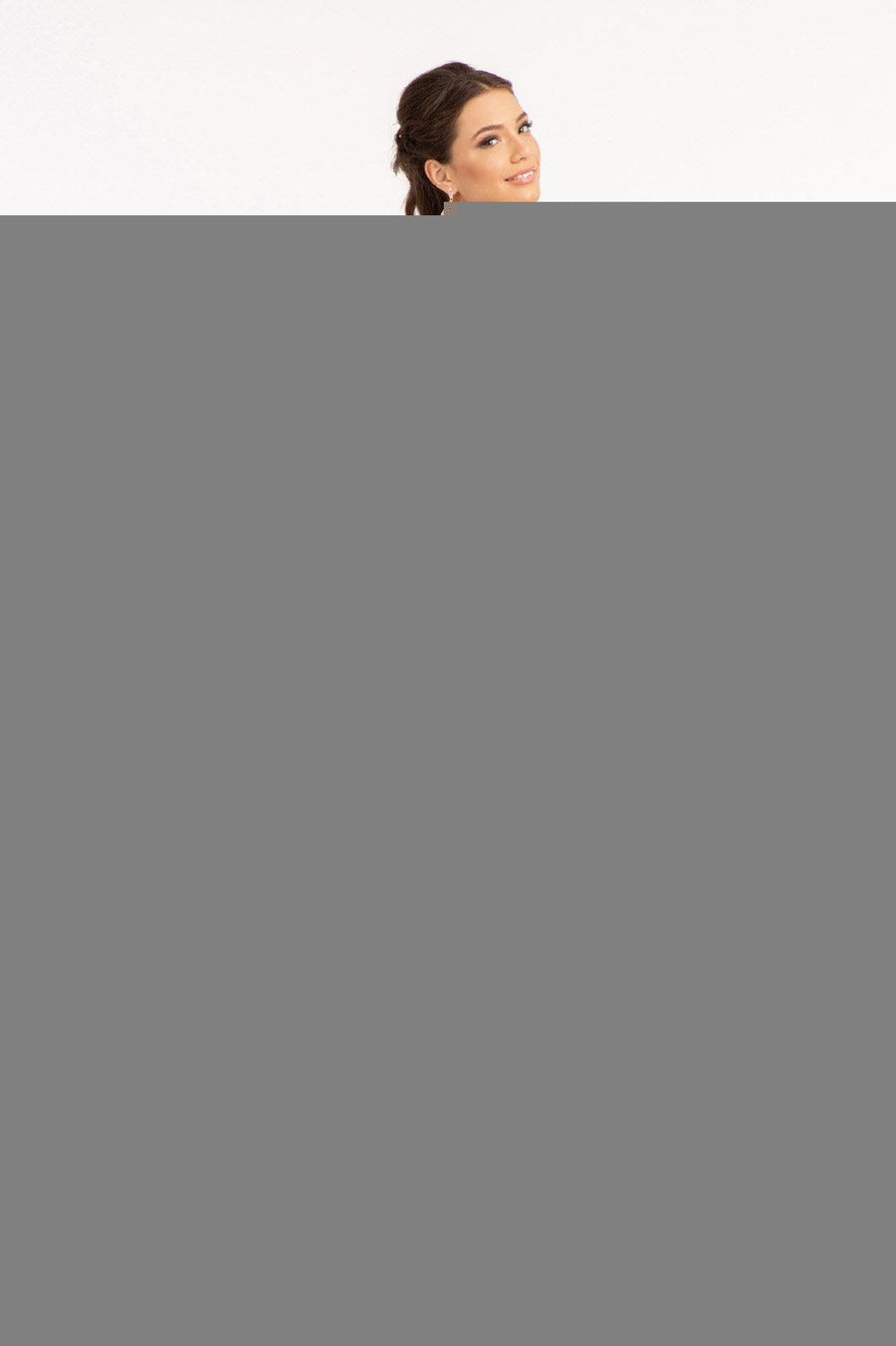 Long Sleeveless Formal Mermaid Mesh Prom Dress - The Dress Outlet