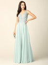 Long Sleeveless Formal Mother of the Bride Dress - The Dress Outlet