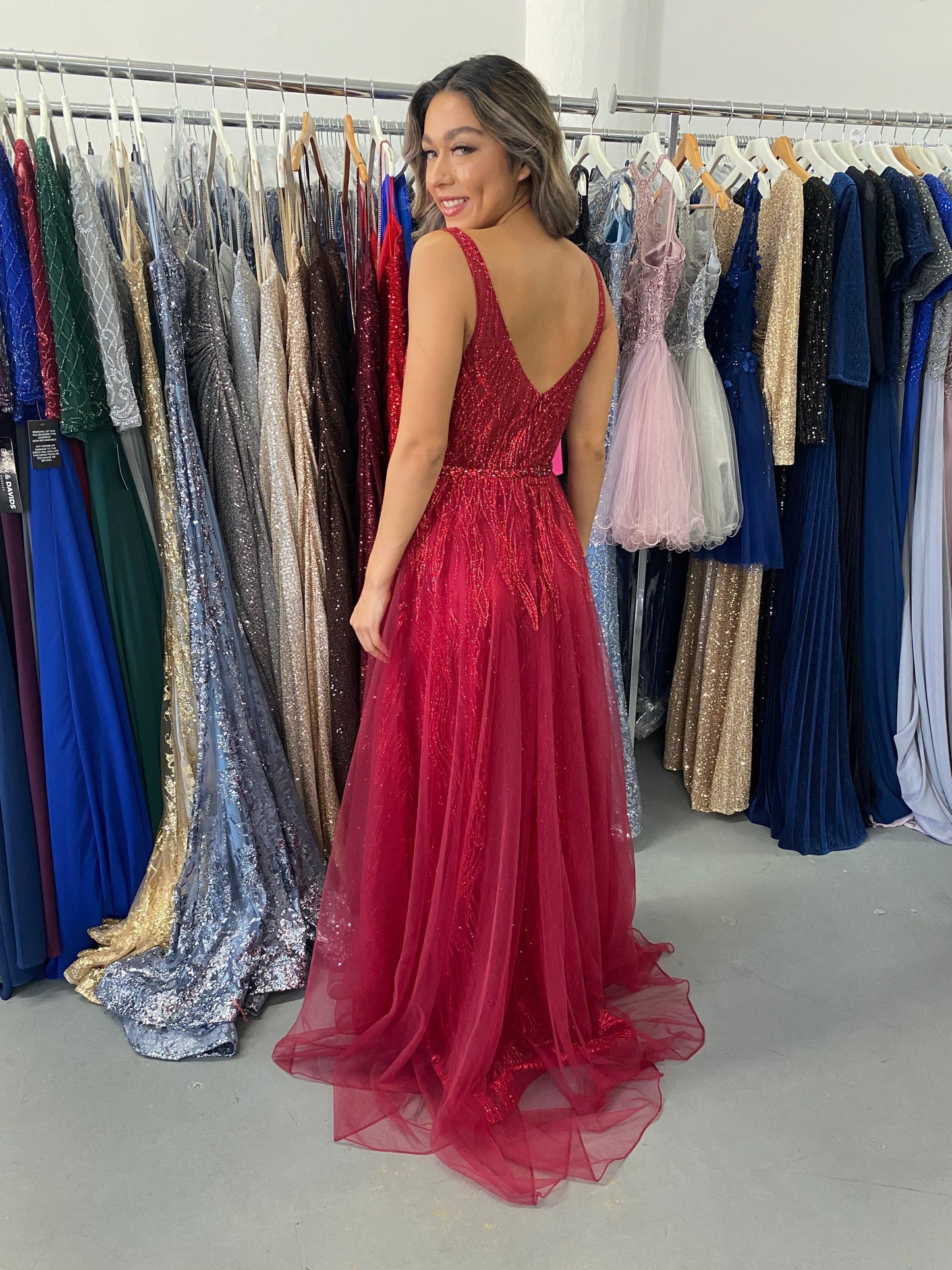 Long Sleeveless Prom Dress Sale - The Dress Outlet