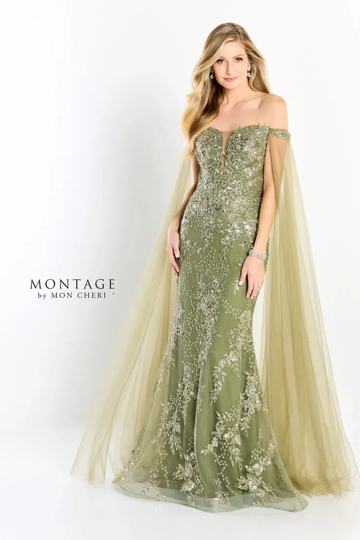 Formal Dresses Beaded A Line Gown Long Evening Formal Dress Loden Green