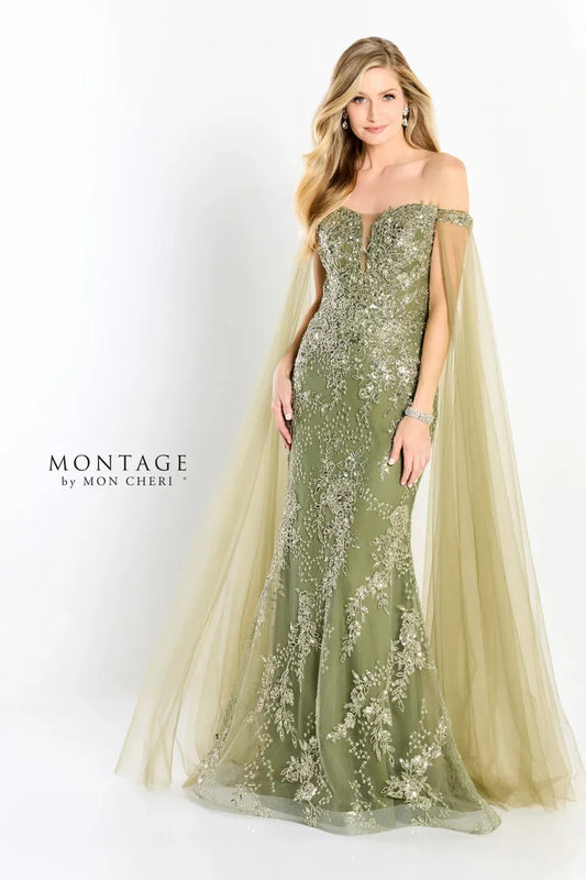 Formal Dresses Beaded A Line Gown Long Evening Formal Dress Loden Green