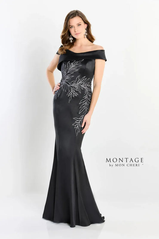 Formal Dresses Long Floral Fit Formal Evening Dress  Black