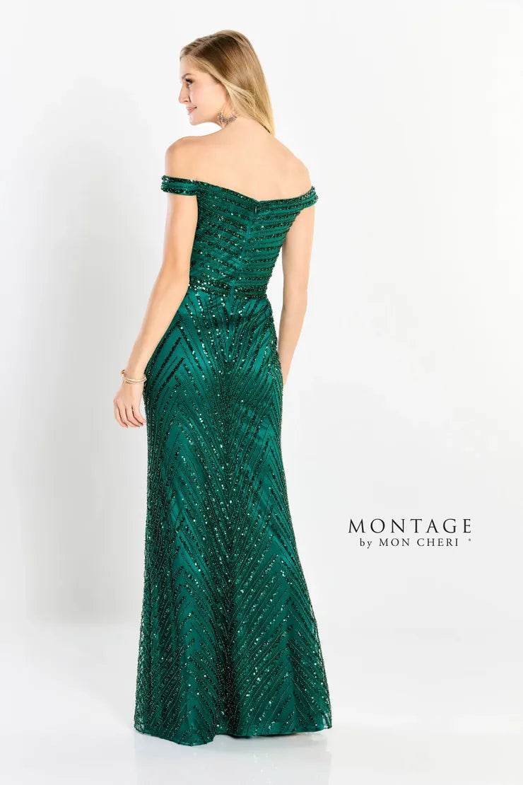 Formal Dresses Long Sequin Allover Beaded Formal Evening Dress Emerald