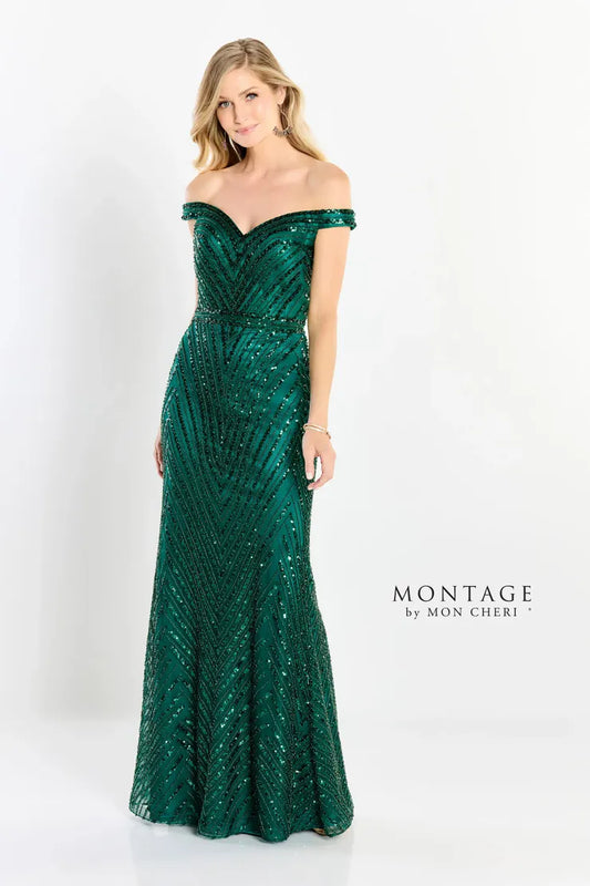 Formal Dresses Long Sequin Allover Beaded Formal Evening Dress Emerald