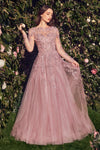 Formal Dresses Long Ball Gown Formal Dress Dusty Rose