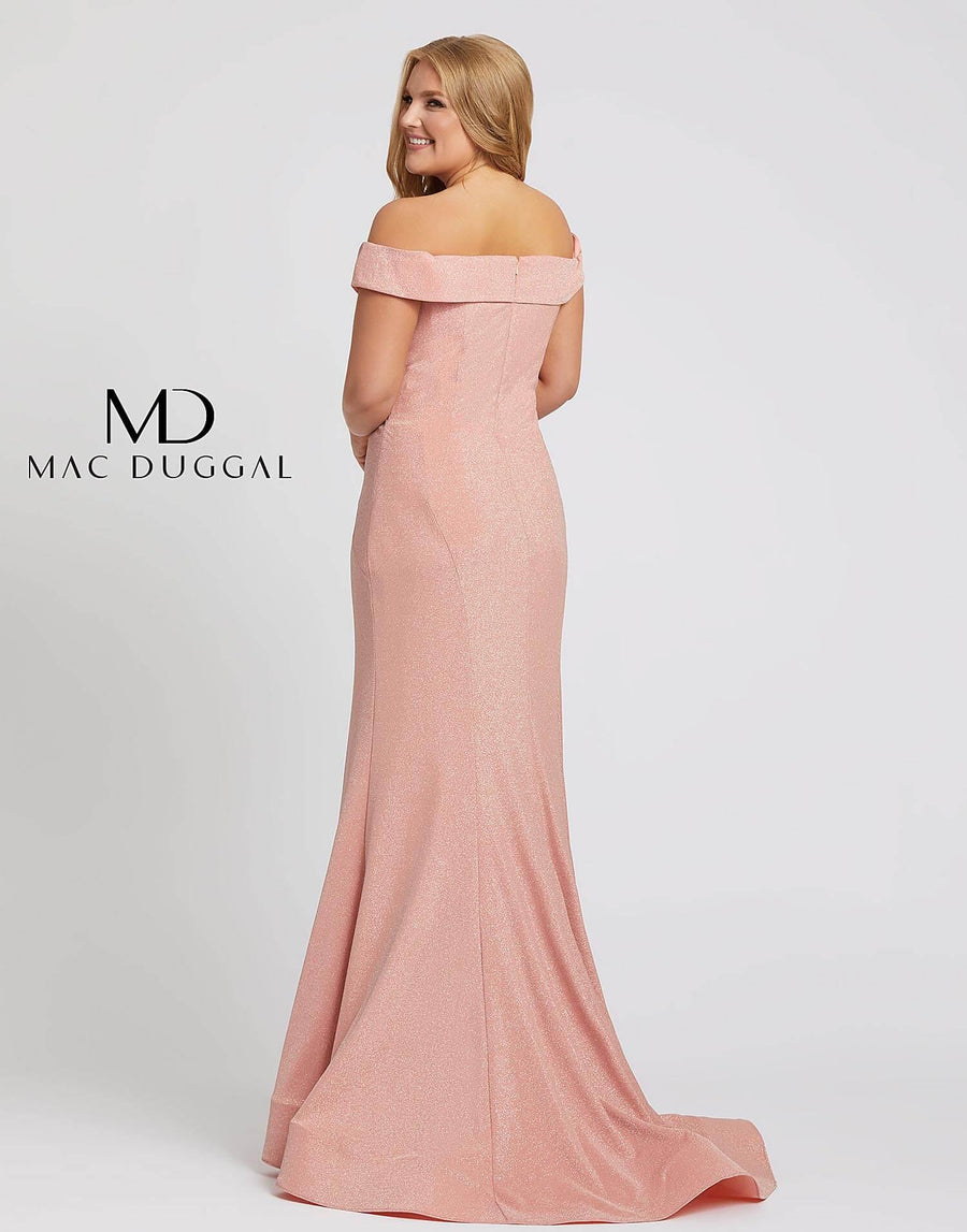 Mac Duggal Fabulouss Off Shoulder Plus Size Prom Dress 48977F - The Dress Outlet Mac Duggal