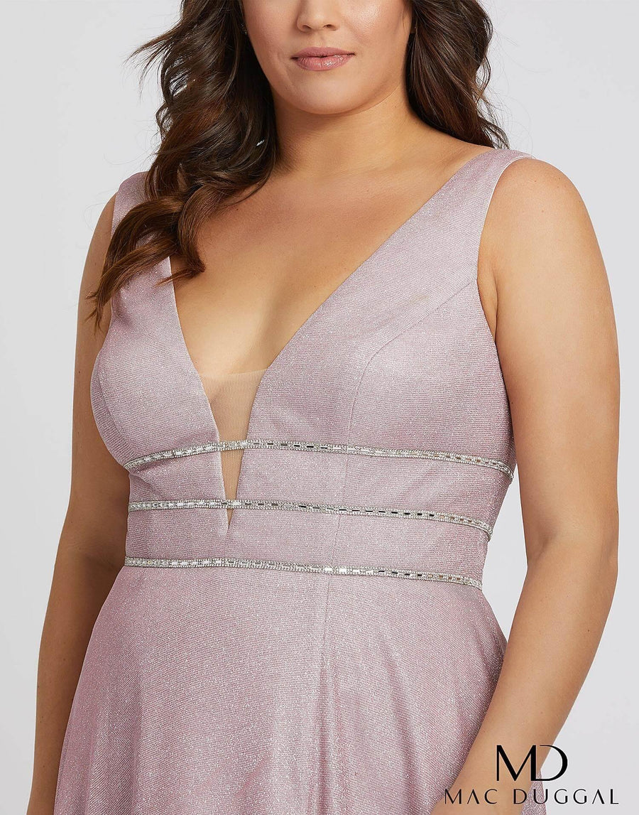 Mac Duggal Fabulouss Prom Long Plus Size Dress 49043F - The Dress Outlet Mac Duggal