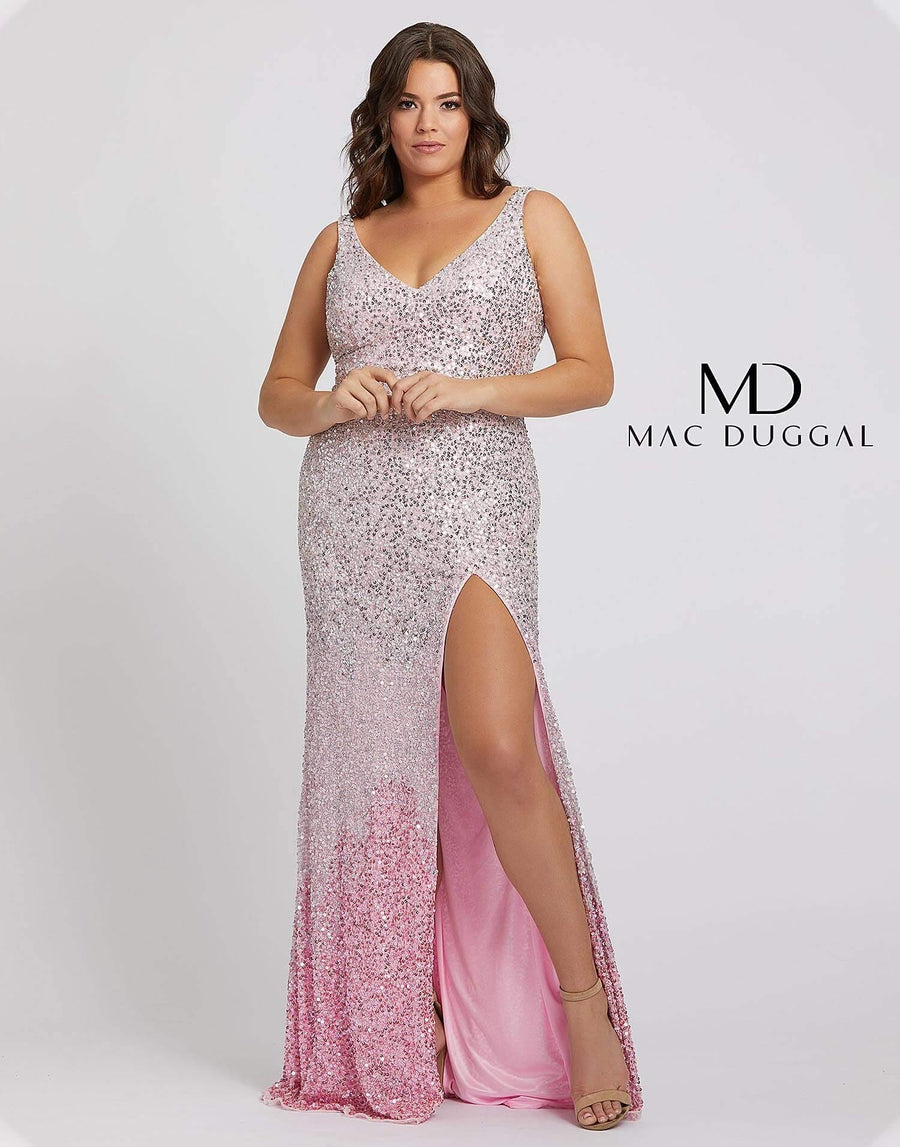 Mac Duggal Fabulouss Plus Size Prom Long 5152F Dress - The Dress Outlet Mac Duggal