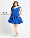 Mac Duggal Fabulous Short Plus Size Cocktail Dress - The Dress Outlet