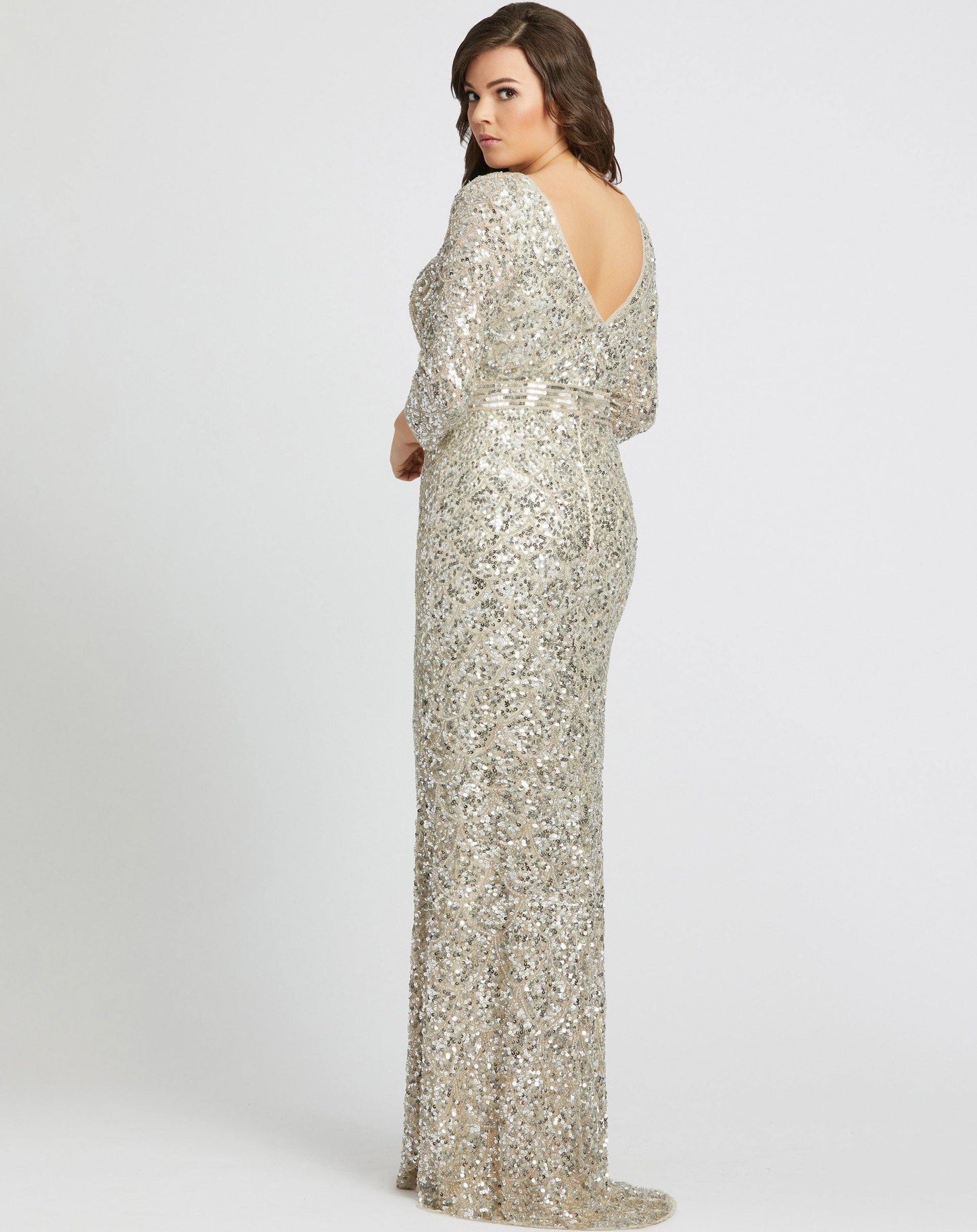 Mac Duggal Fabulouss Plus Size Long Dress 5025 - The Dress Outlet