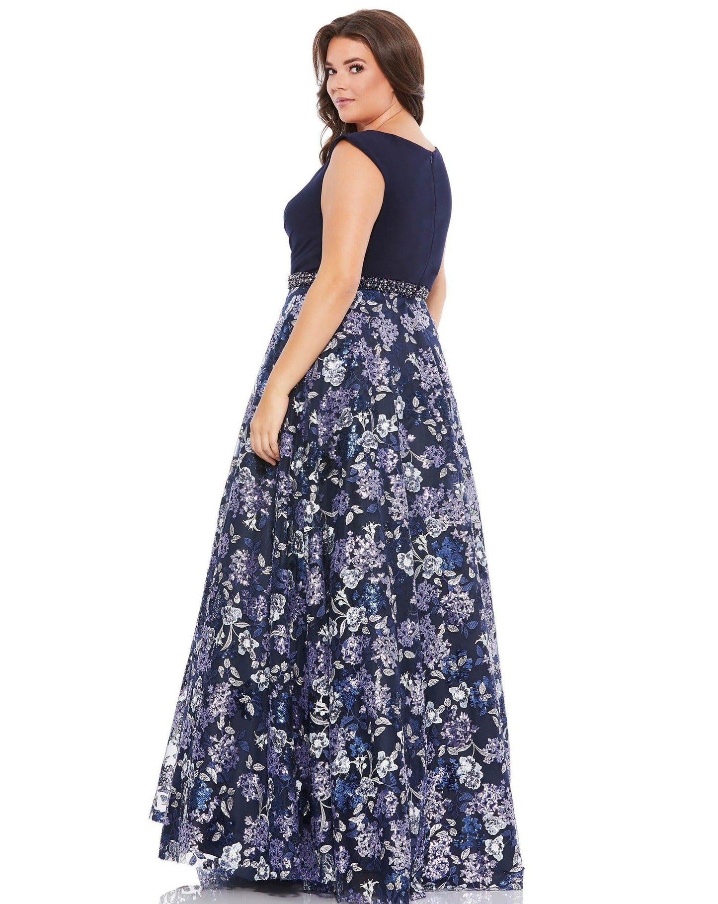 Mac Duggal Fabulouss Plus Size Long Dress 67764 - The Dress Outlet