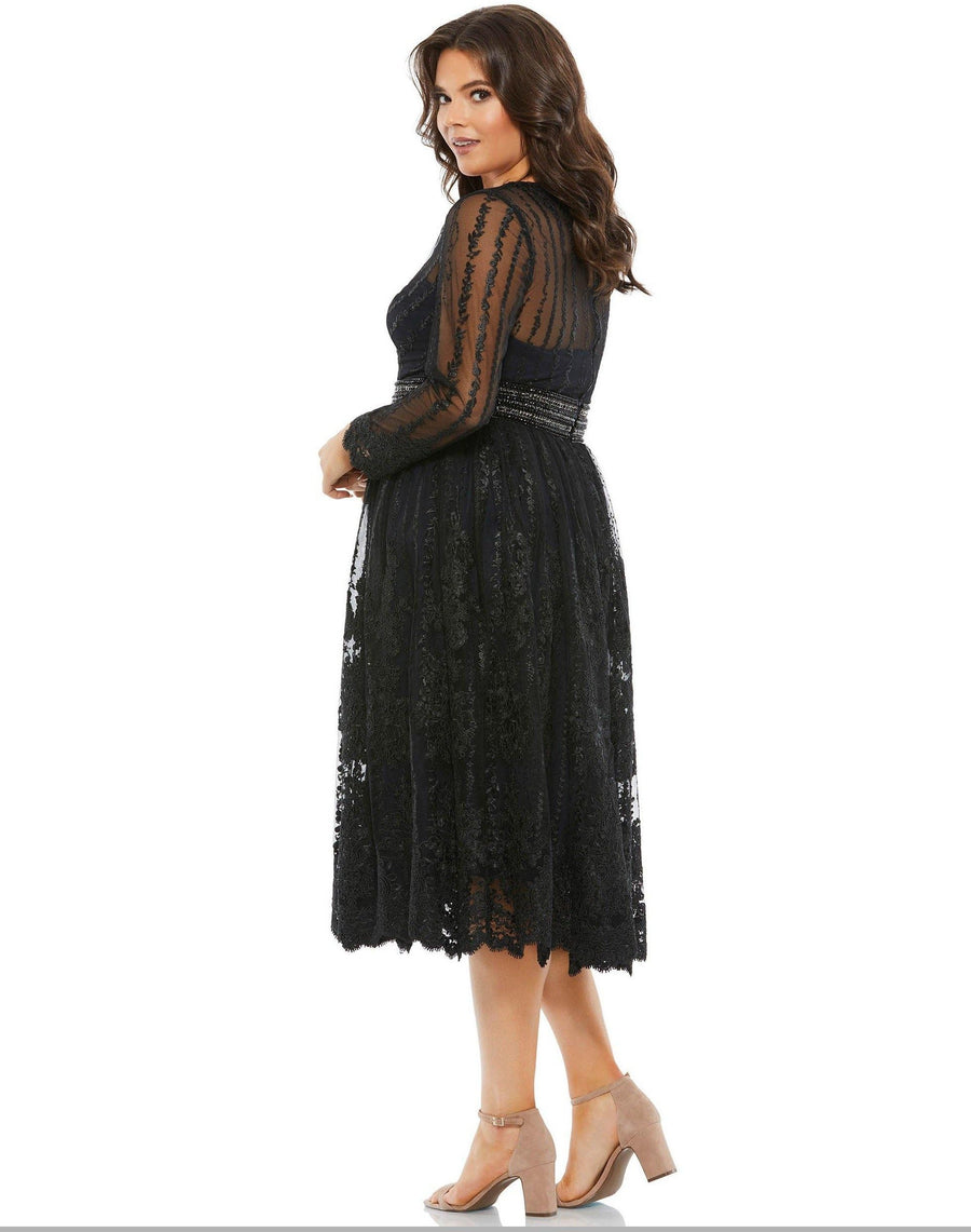 Mac Duggal Fabulouss Short Plus Size Dress 67902 - The Dress Outlet