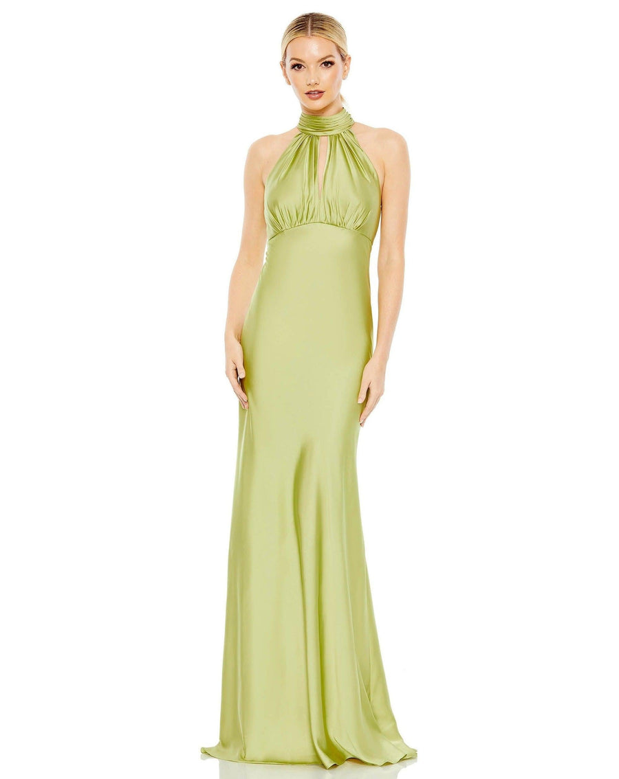 Mac Duggal Halter Long Formal Dress 49520 - The Dress Outlet