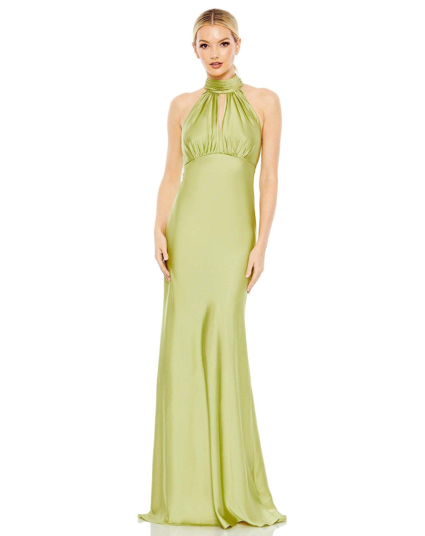 Mac Duggal Halter Long Formal Dress 49520 - The Dress Outlet