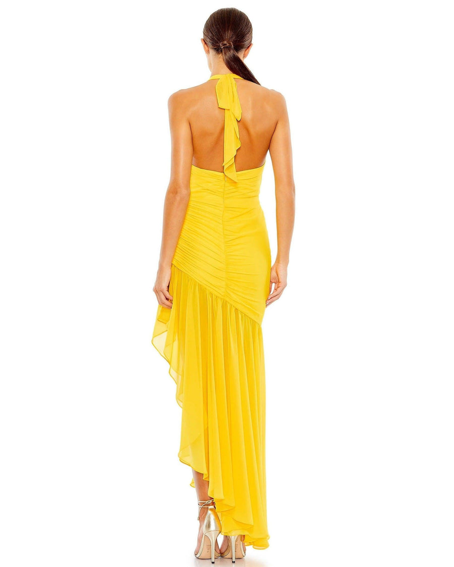 Mac Duggal High Low Chiffon Formal Gown 55847 - The Dress Outlet