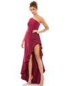 Mac Duggal High Low One Shoulder Formal Dress 49089 - The Dress Outlet