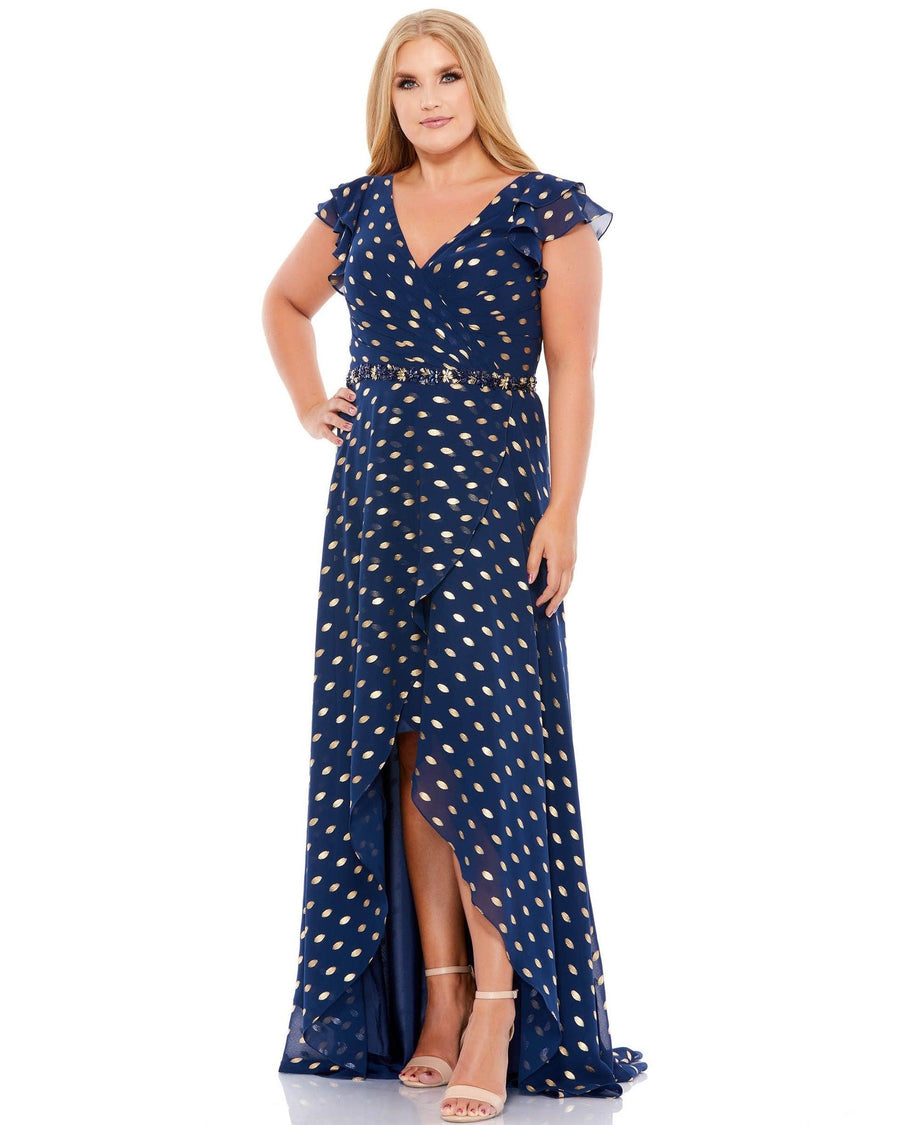 Mac Duggal High Low Plus Size Formal Dress 49309 - The Dress Outlet