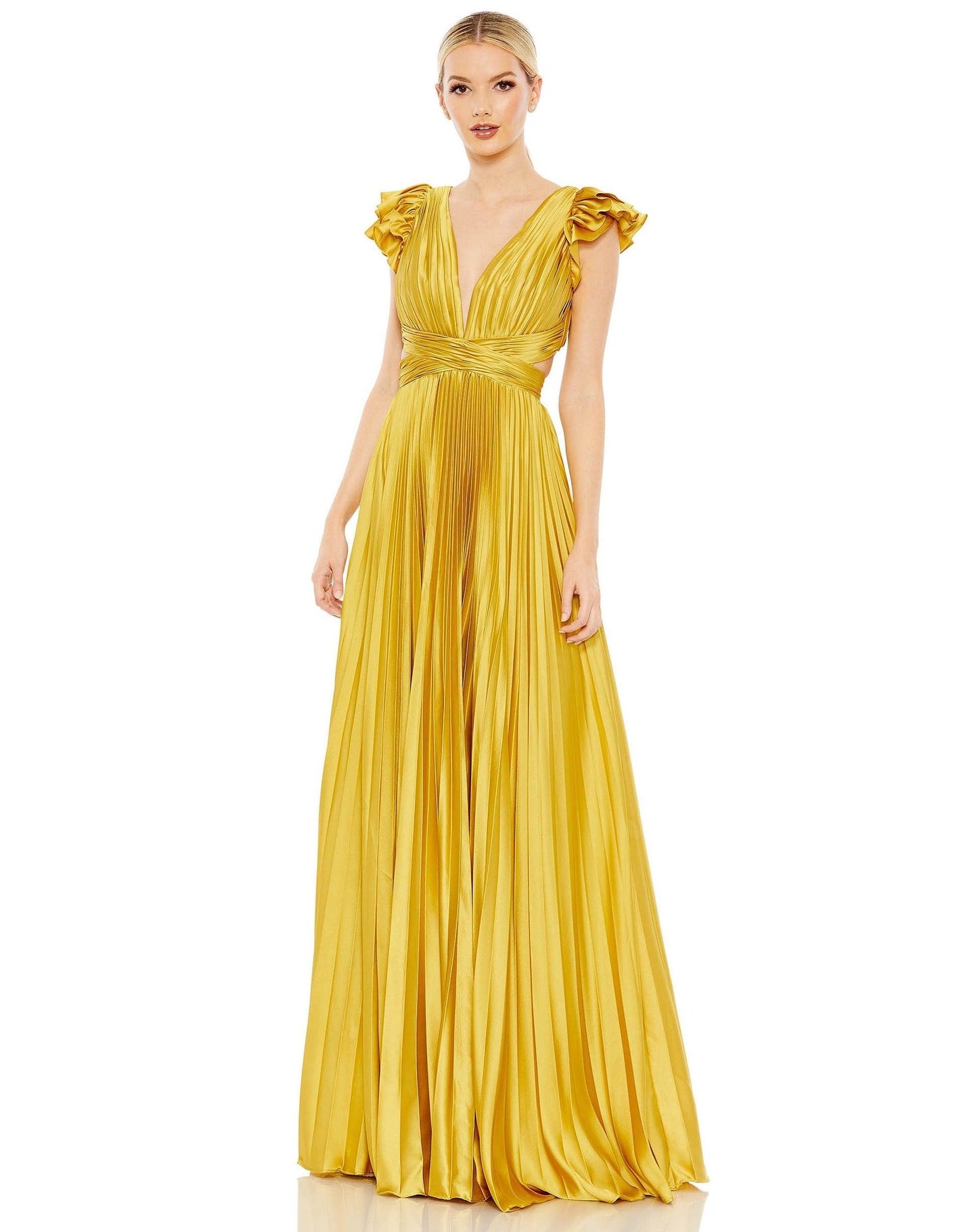 Mac Duggal Long Cap Sleeve Formal Dress 26729 - The Dress Outlet