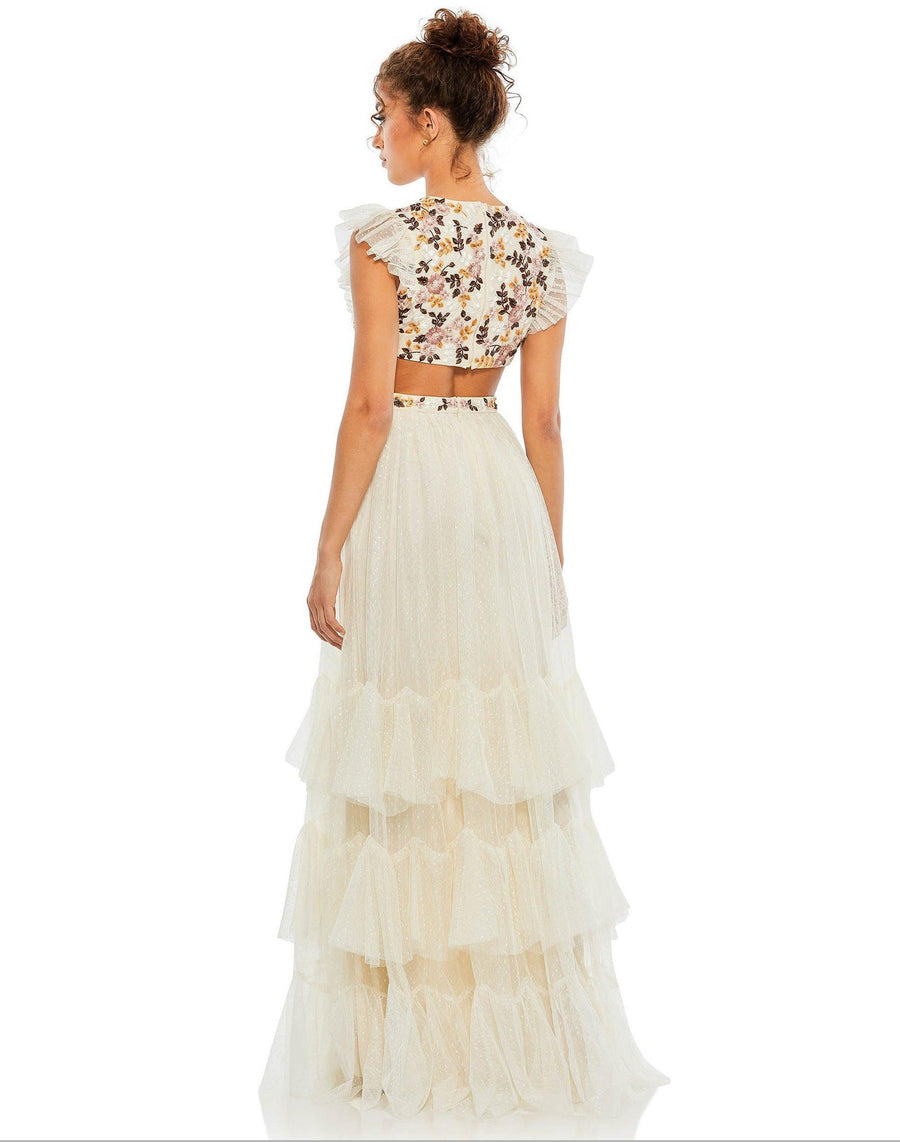 Mac Duggal Long Cap Sleeve Formal Dress 35106 - The Dress Outlet