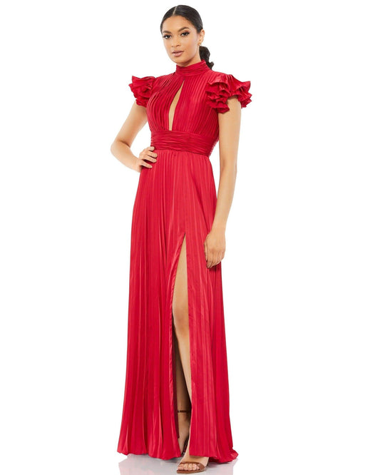 Mac Duggal Long Cap Sleeve Formal Prom Gown 26536 Sale - The Dress Outlet