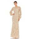 Mac Duggal Long Formal Beaded Trumpet Dress 93789 - The Dress Outlet
