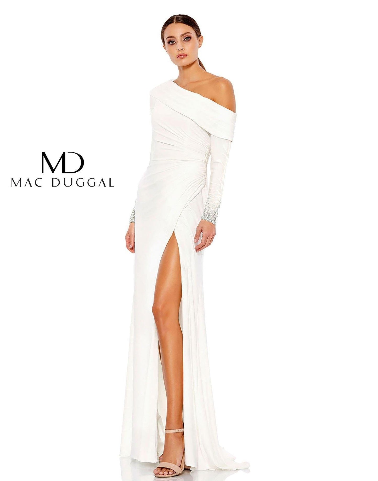 Mac Duggal Long Formal Fitted Evening Dress 12231 - The Dress Outlet