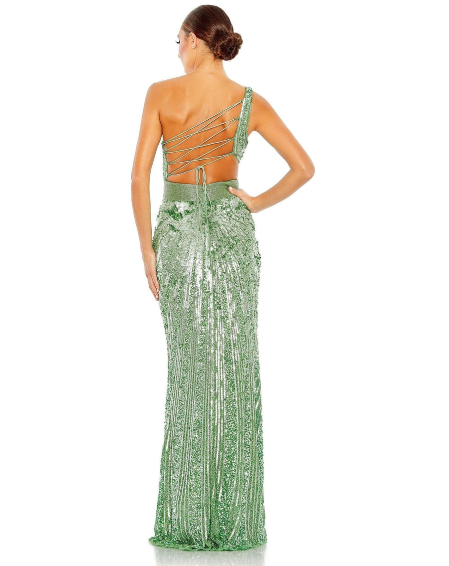 فستان ماك دوجال 5687 الرسمي الطويل بكتف واحد لحفلات التخرج