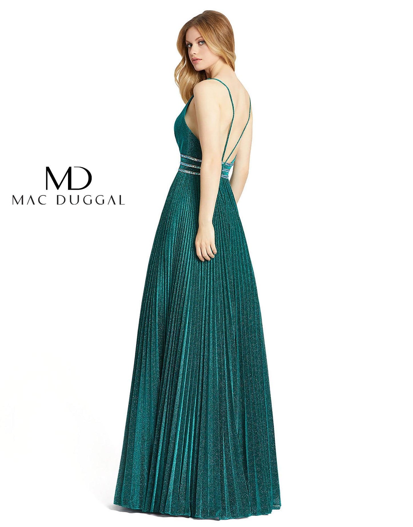 Mac Duggal Long Formal Pleated Prom Gown 30710 Sale - The Dress Outlet
