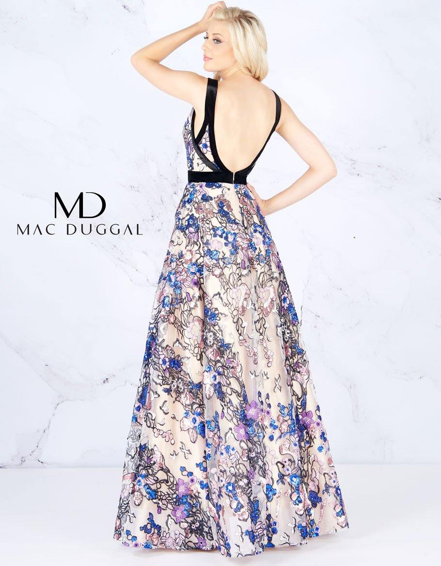 Mac Duggal Long Formal Sleeveless Prom Dress 40898A - The Dress Outlet
