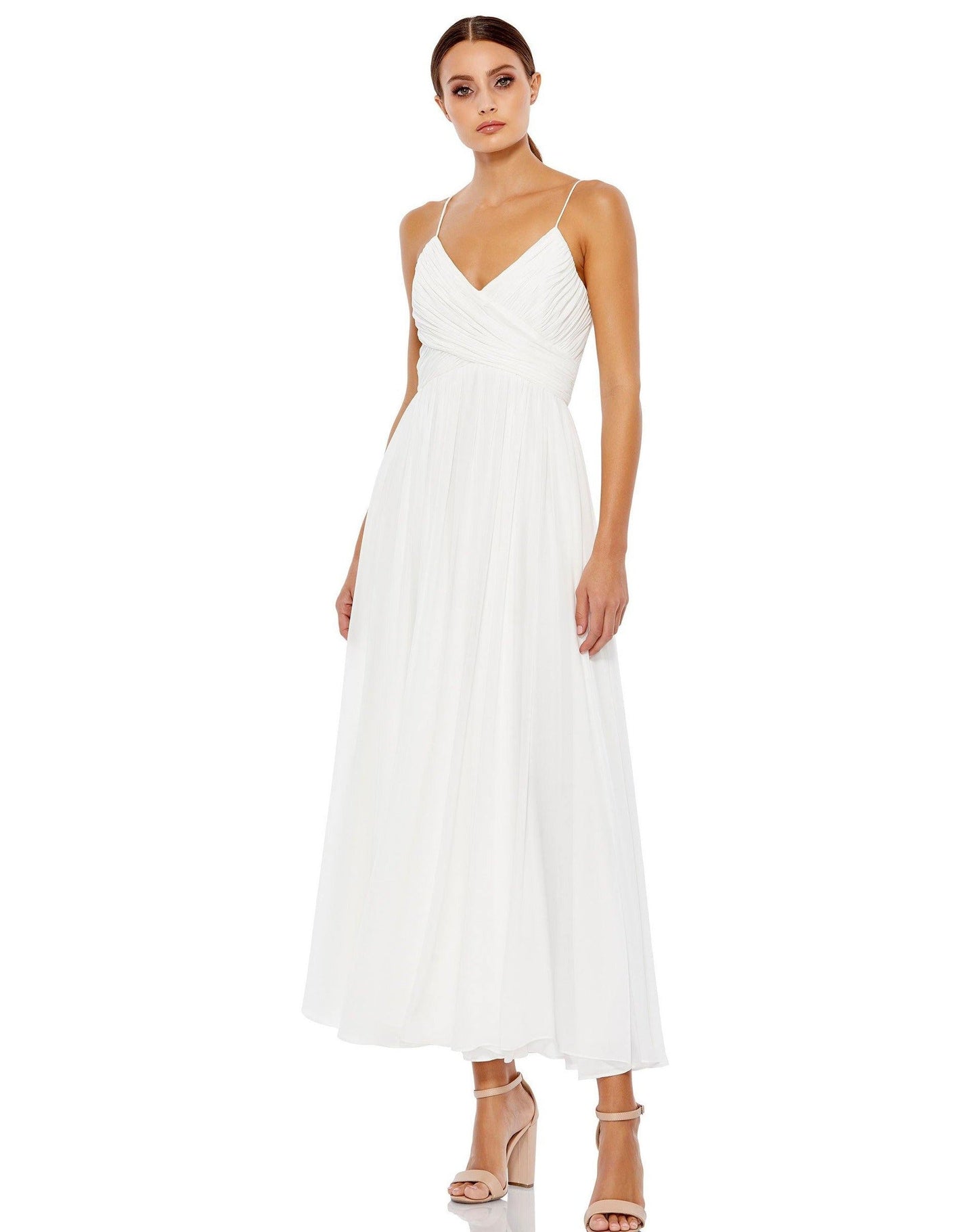 Mac Duggal Long Formal Spaghetti Strap Dress 2650 - The Dress Outlet