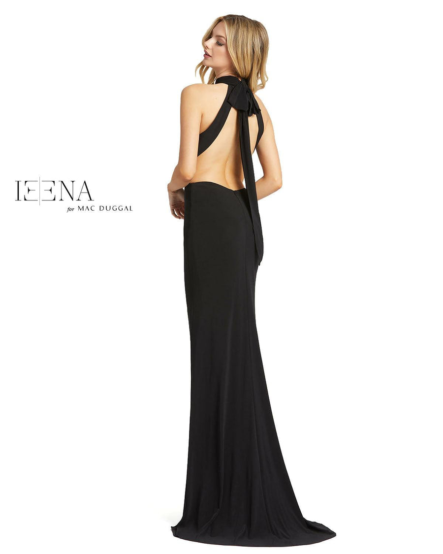 Mac Duggal Long Halter Fitted Prom Gown 26118 Sale - The Dress Outlet