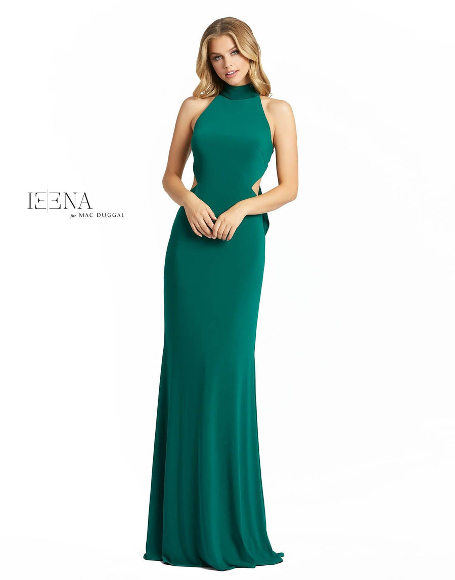 Mac Duggal Long Halter Fitted Prom Gown 26118 Sale - The Dress Outlet