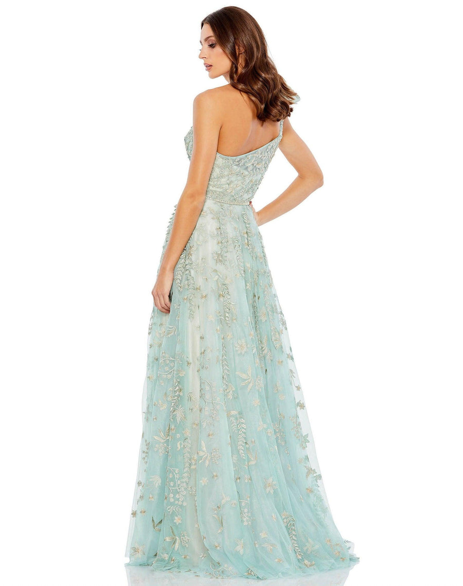 Mac Duggal Long One Shoulder Formal Gown 11177 - The Dress Outlet