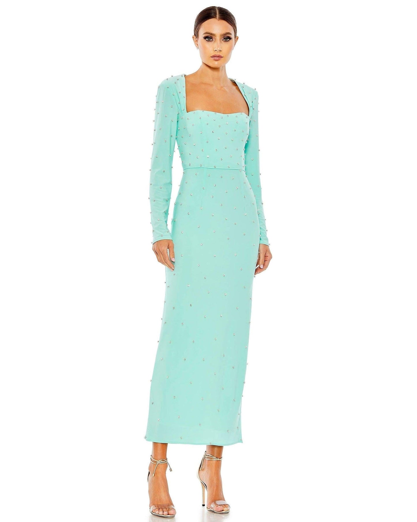 Mac Duggal Long Sleeve Formal Dress 55792 - The Dress Outlet