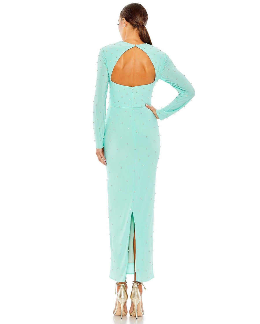 Mac Duggal Long Sleeve Formal Dress 55792 - The Dress Outlet