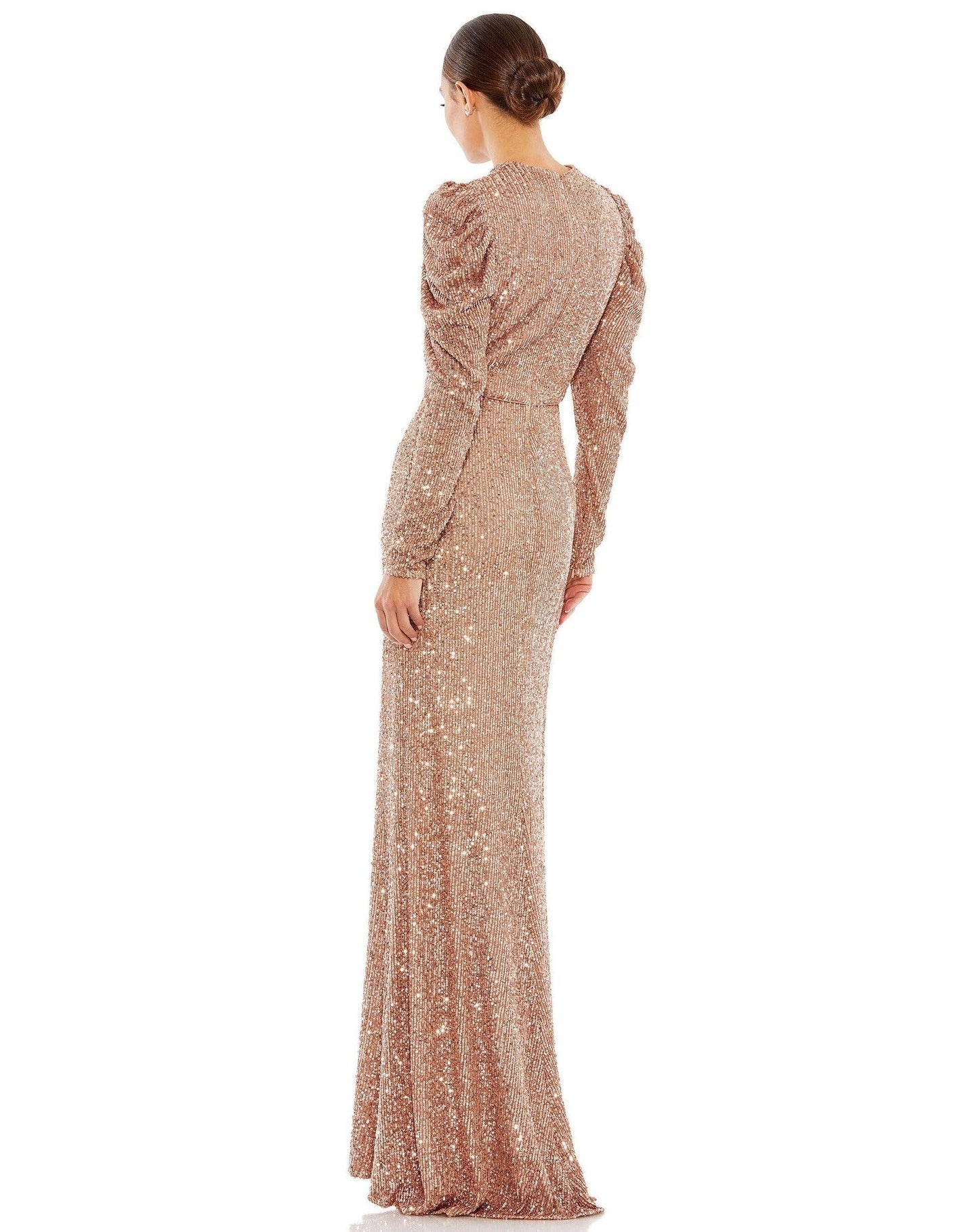 Mac Duggal Long Sleeve Formal Evening Dress 26692 - The Dress Outlet