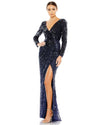 Mac Duggal Long Sleeve Formal Evening Dress 93660 - The Dress Outlet