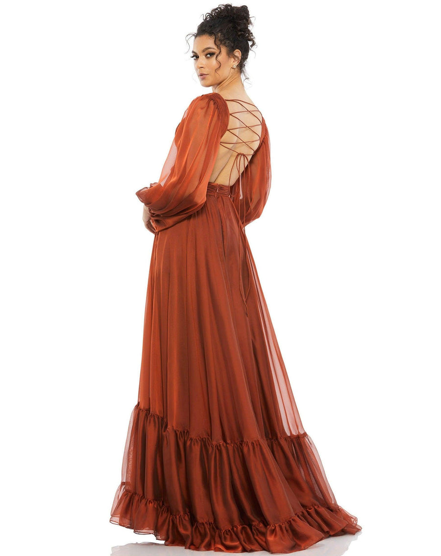 Mac Duggal Long Sleeve Formal Evening Gown 67948 - The Dress Outlet