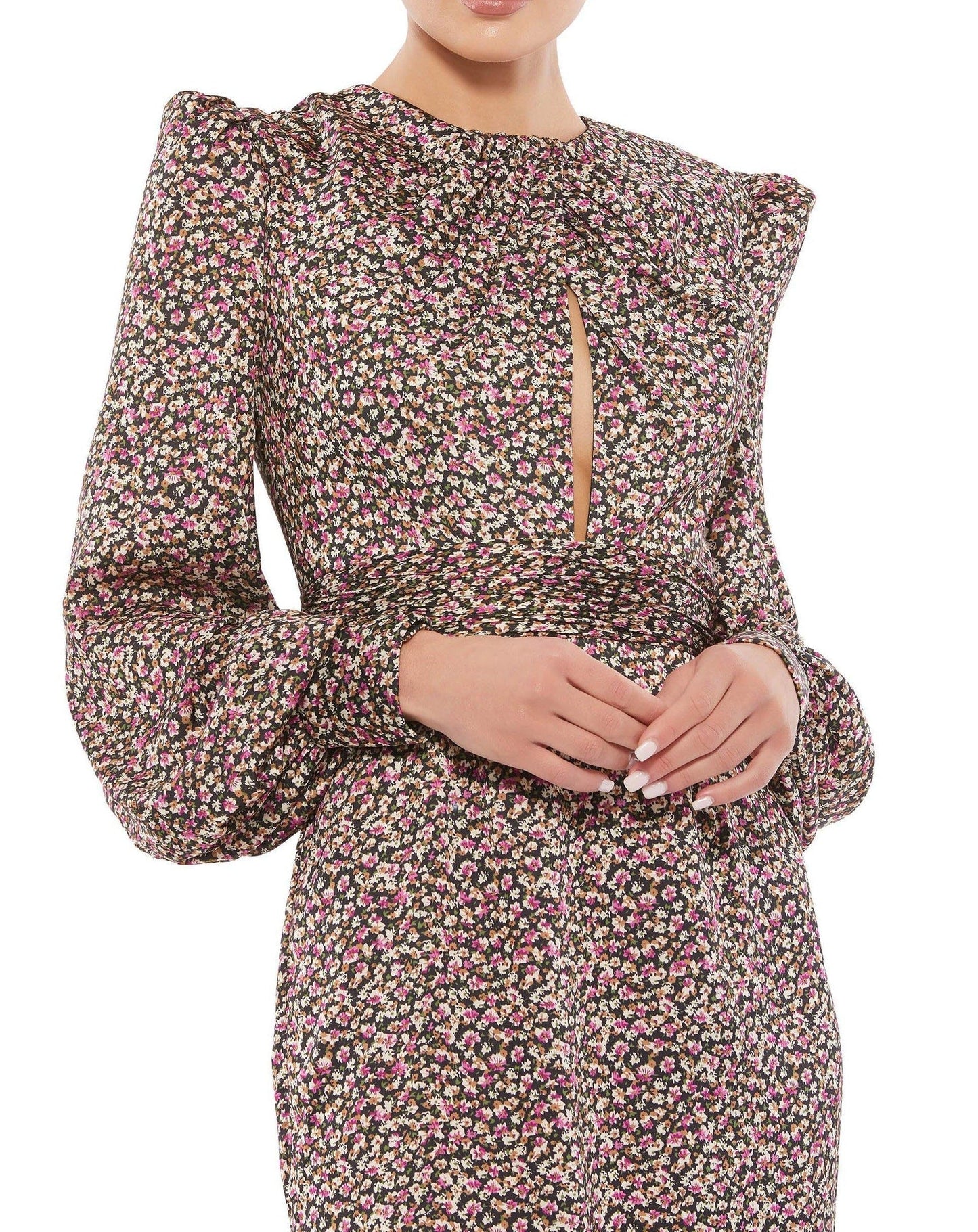 Mac Duggal Long Sleeve Homecoming Short Dress 55389 - The Dress Outlet