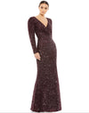 Mac Duggal Long Sleeve Sequins Formal Dress 5510 - The Dress Outlet