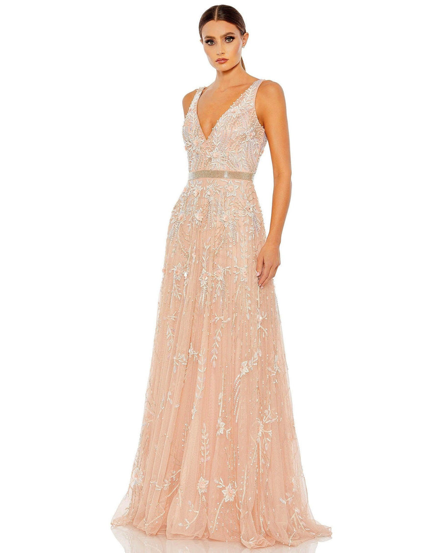 Mac Duggal Long Sleeveless Formal Evening Gown 5215 - The Dress Outlet