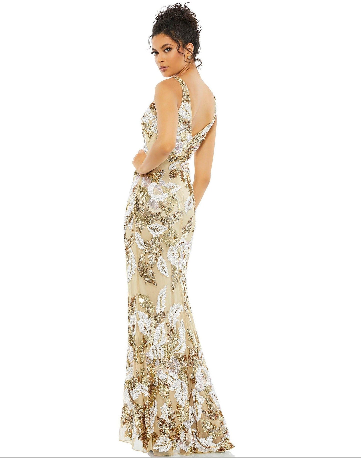 Mac Duggal Long Sleeveless Formal Evening Gown 5476 - The Dress Outlet