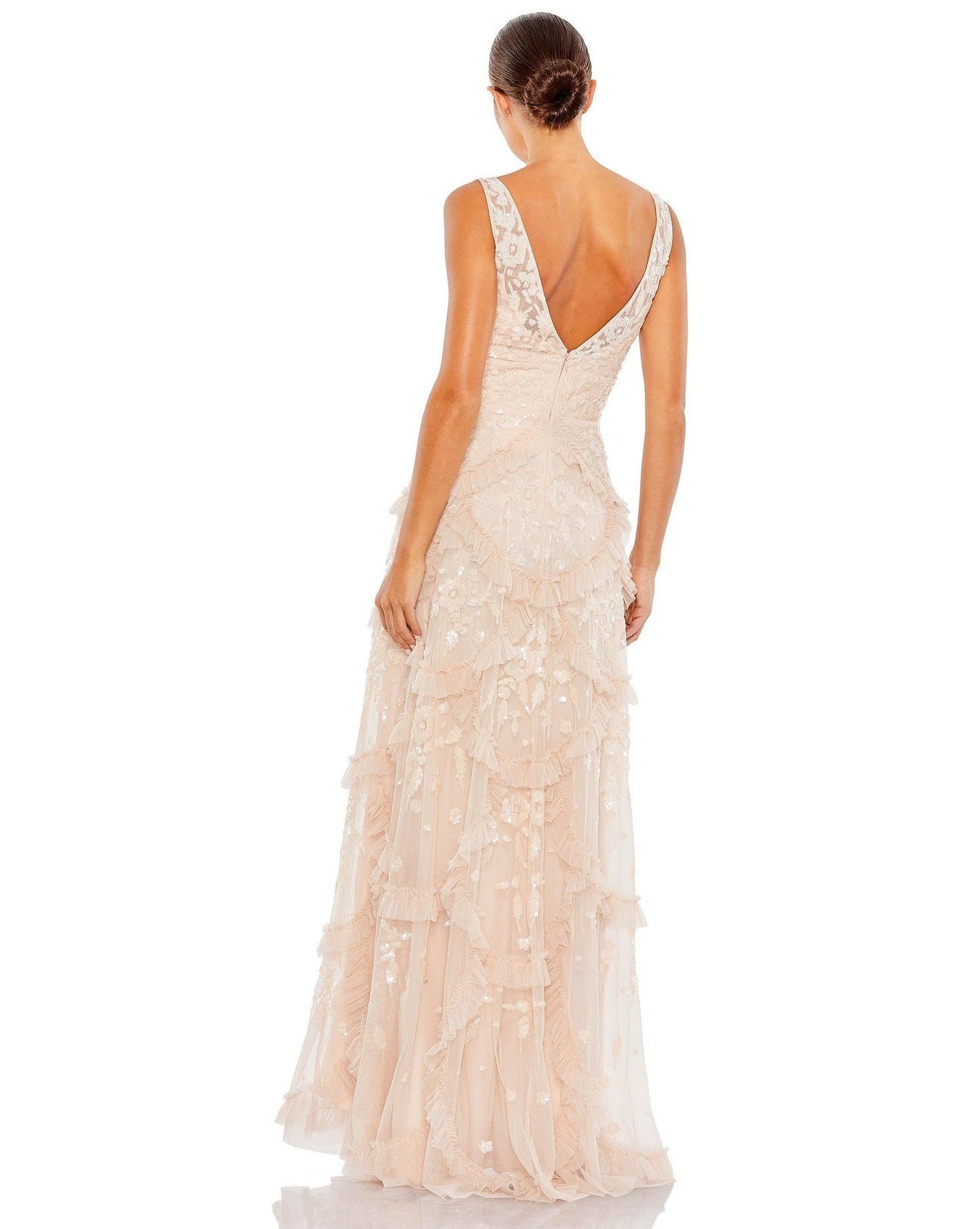 Mac Duggal Long Sleeveless Formal Prom Dress 9162 - The Dress Outlet