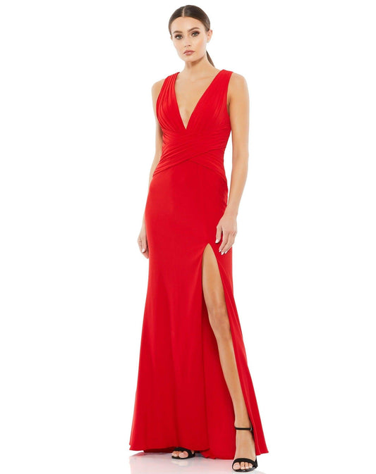 Mac Duggal Long Sleeveless Formal Prom Gown 55703 - The Dress Outlet