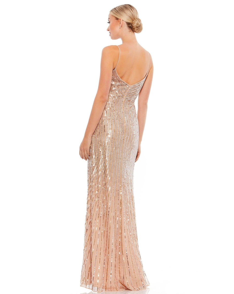 Mac Duggal Long Spaghetti Strap Prom Gown 10817 Sale - The Dress Outlet