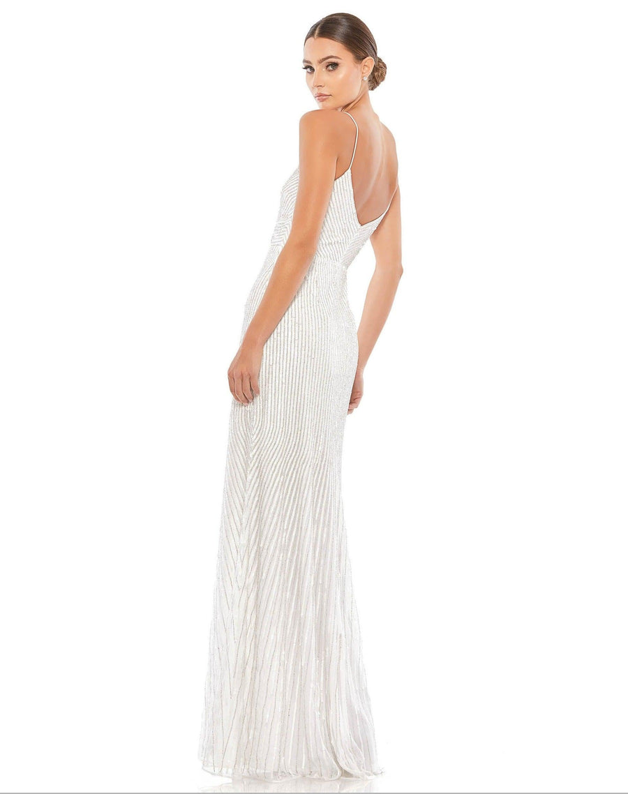 Mac Duggal Long Spaghetti Strap Prom Gown 10817 Sale - The Dress Outlet