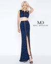 Mac Duggal Long Two Piece Prom Sheath Dress 4672A - The Dress Outlet