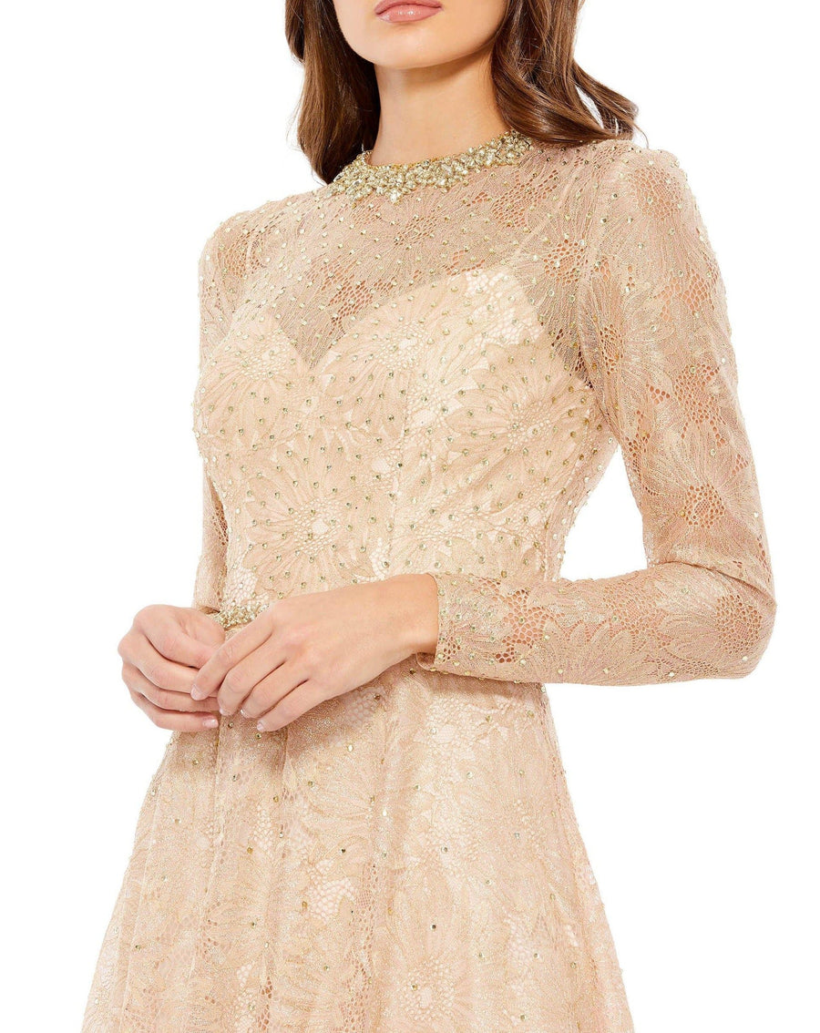 Mac Duggal Mother of the Bride Long Dress Rose