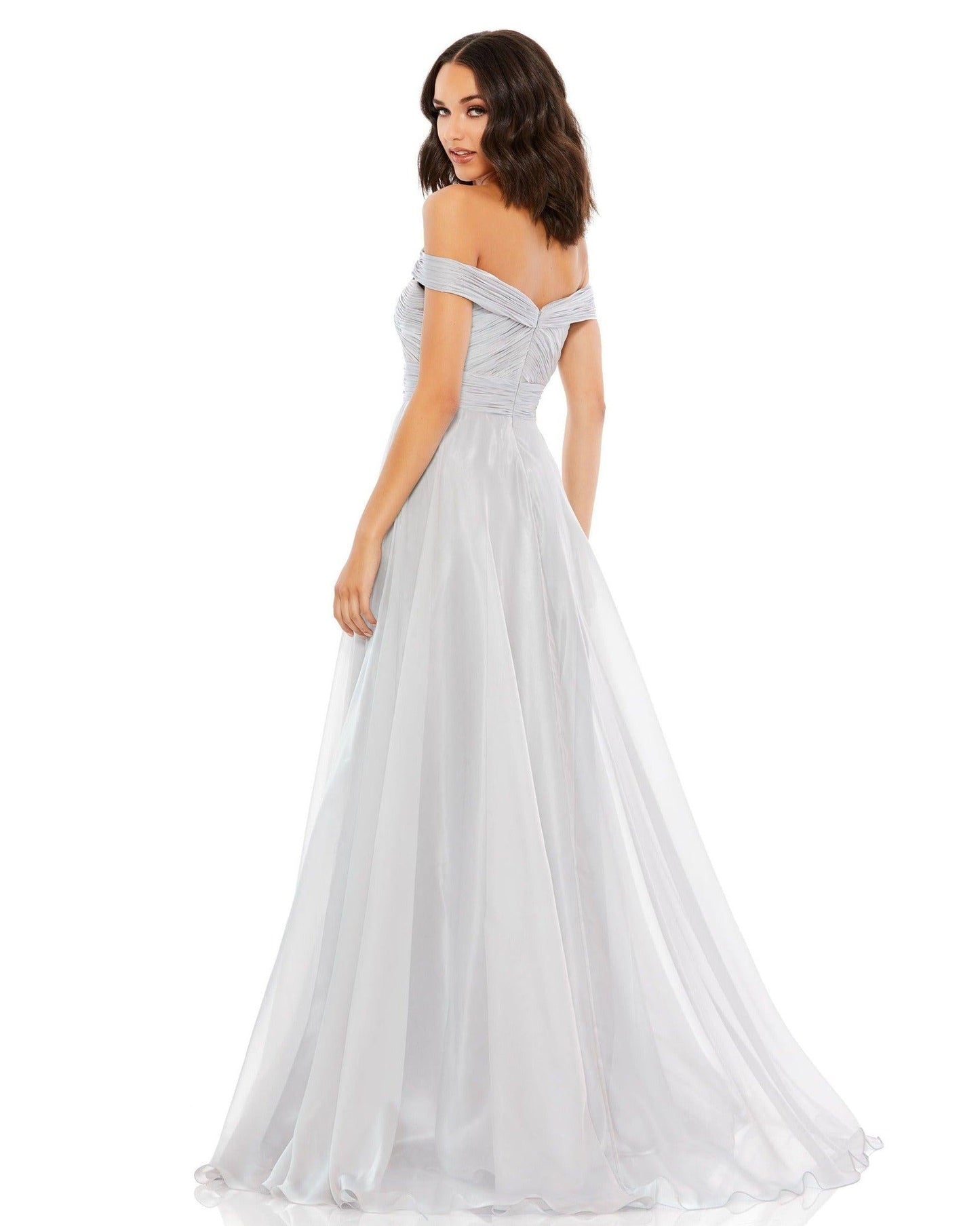 Mac Duggal Off Shoulder Long Formal Dress 67485 - The Dress Outlet