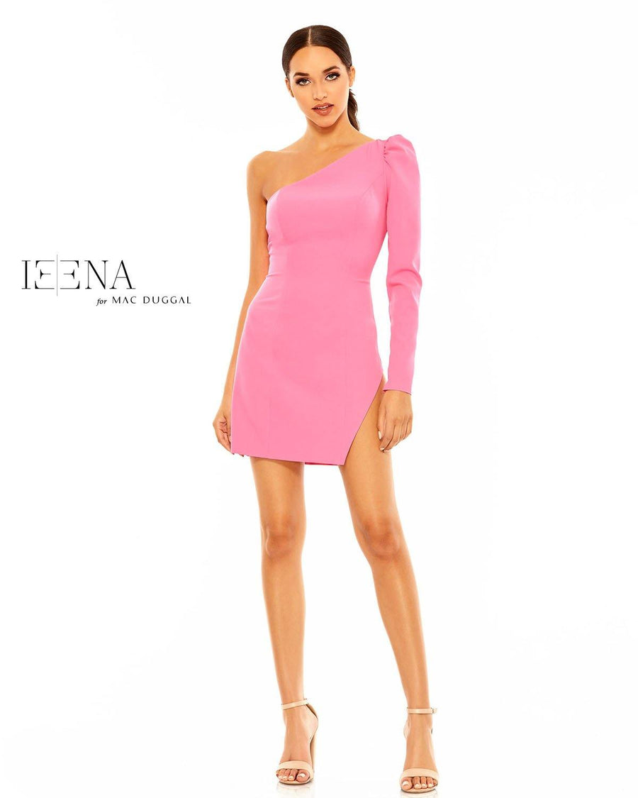 Mac Duggal One Sleeve Fitted Cocktail Dress 26422 - The Dress Outlet